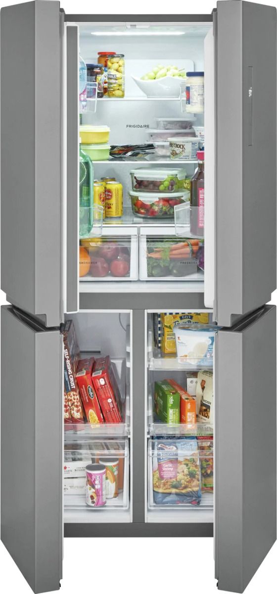 Frigidaire® 17.4 Cu. Ft. Brushed Steel Counter Depth French Door Refrigerator 5