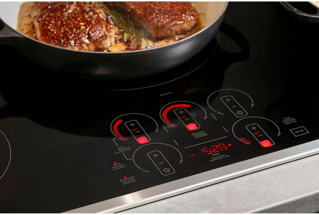GE Profile™ 36" Black/Stainless Steel Built-In Induction Cooktop 9