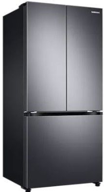 Samsung 17.5 Cu. Ft. Fingerprint Resistant Black Stainless Steel French Door Refrigerator 1