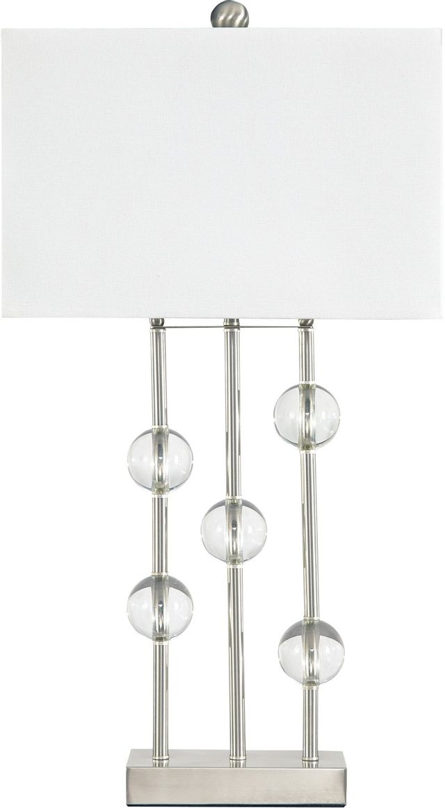 Signature Design by Ashley® Jaala Clear/Silver Table Lamp-0