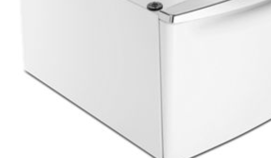 Maytag® 15.5" White Pedestal for Front Load Washer and Dryer with Storage-1