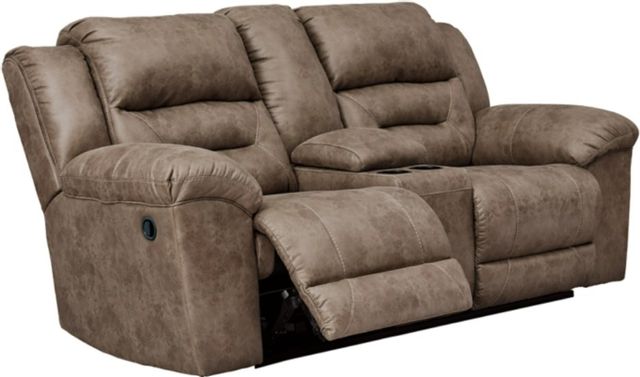 Signature Design by Ashley® Stoneland 2-Piece Fossil Living Room Set with Reclining Sofa 2