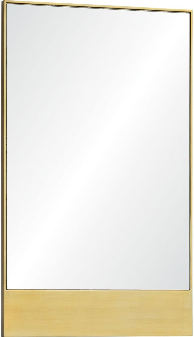 Miroir à feuilles Sadler, feuille d'or, Renwil® 1