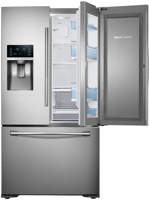 Samsung 22.5 Cu. Ft. Stainless Steel Counter Depth French Door Refrigerator 8