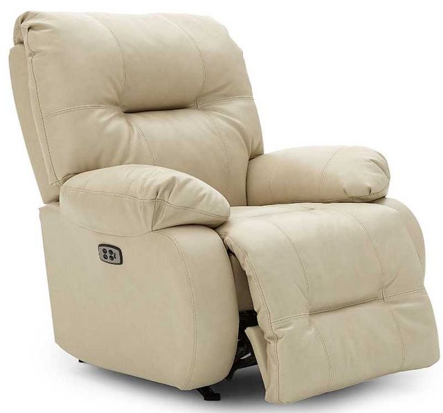 Best® Home Furnishings Customizable Brinley Leather Power Swivel Glider ...