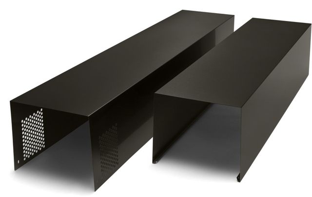 KitchenAid® Black Stainless Steel Wall Hood Extension Kit-0