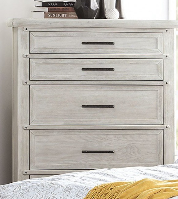 antique white finish dresser