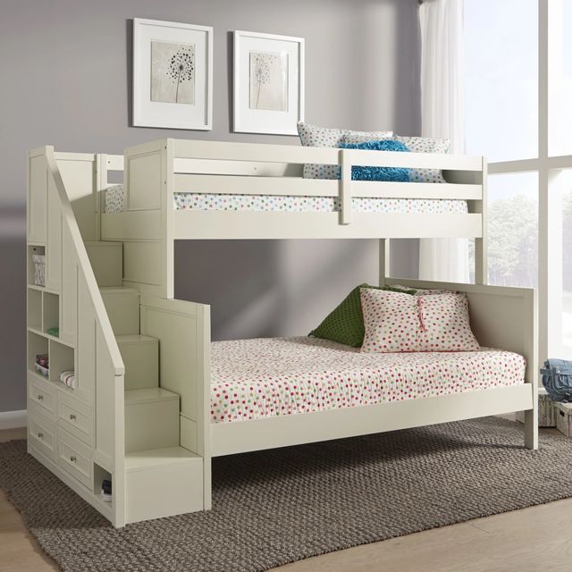homestyles® Naples Off-White Twin/Full Bunk Bed-3