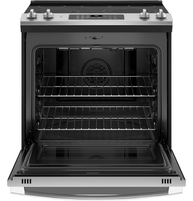 GE® 30" Stainless Steel Slide In Electric Convection Range 11