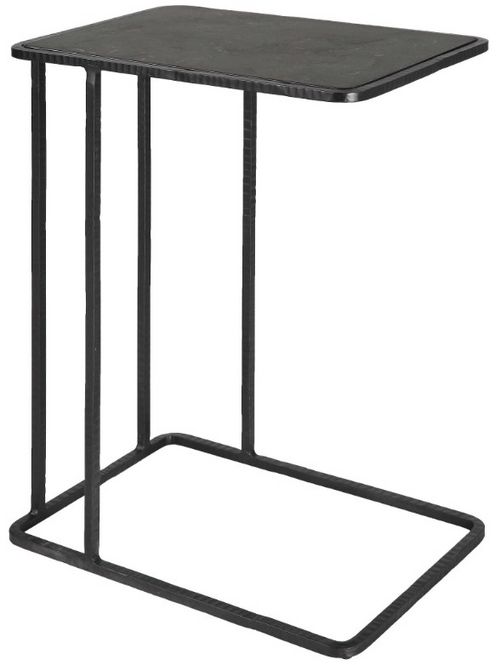 Uttermost® Cavern Iron/Stone Accent Table