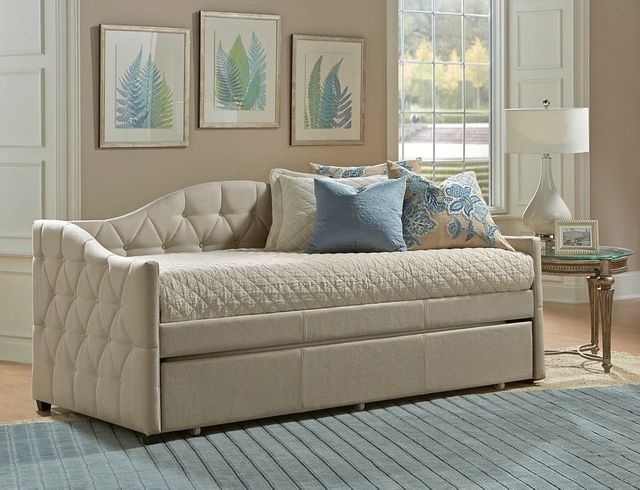 Hillsdale Furniture Jamie Beige Twin Youth Daybed with Trundle-3