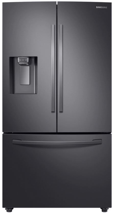 Samsung 22.6 Cu. Ft. Black Stainless Steel French Door Counter Depth Refrigerator-0