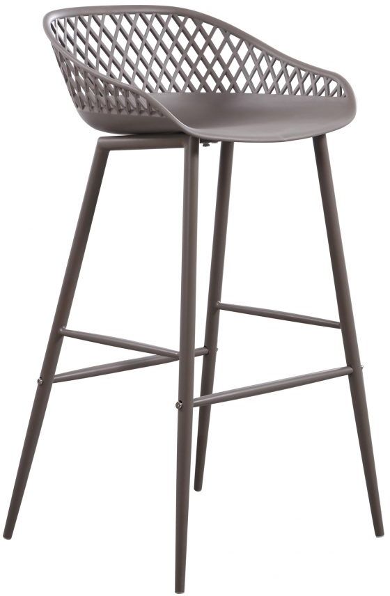 Moe's Home Collection Piazza Grey-m2 Outdoor Bar Stool 2