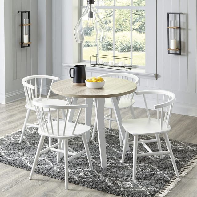 Signature Design by Ashley® Grannen White Dining Table 6