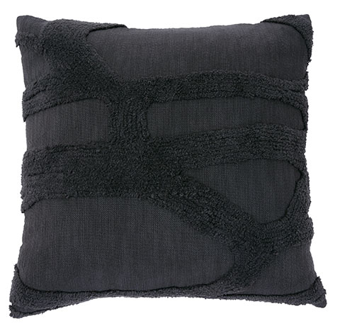 Signature Design by Ashley® Osage Set of 4 Charcoal Pillow