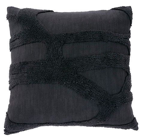 Signature Design by Ashley® Osage Set of 4 Charcoal Pillow-0