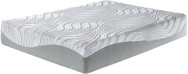 Sierra Sleep® By Ashley® 12" Memory Foam Medium Tight Top King Mattress in a Box-0
