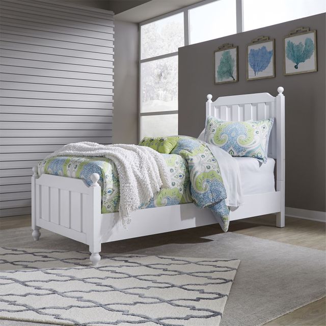 Liberty Furniture Cottage View White Youth Twin Headboard & Footboard-3