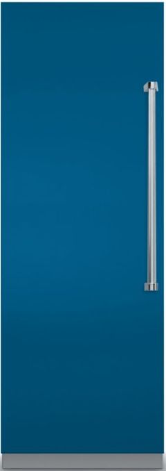 Viking® 7 Series 12.2 Cu. Ft. Alluvial Blue Fully Integrated Left Hinge All Freezer with 5/7 Series Panel