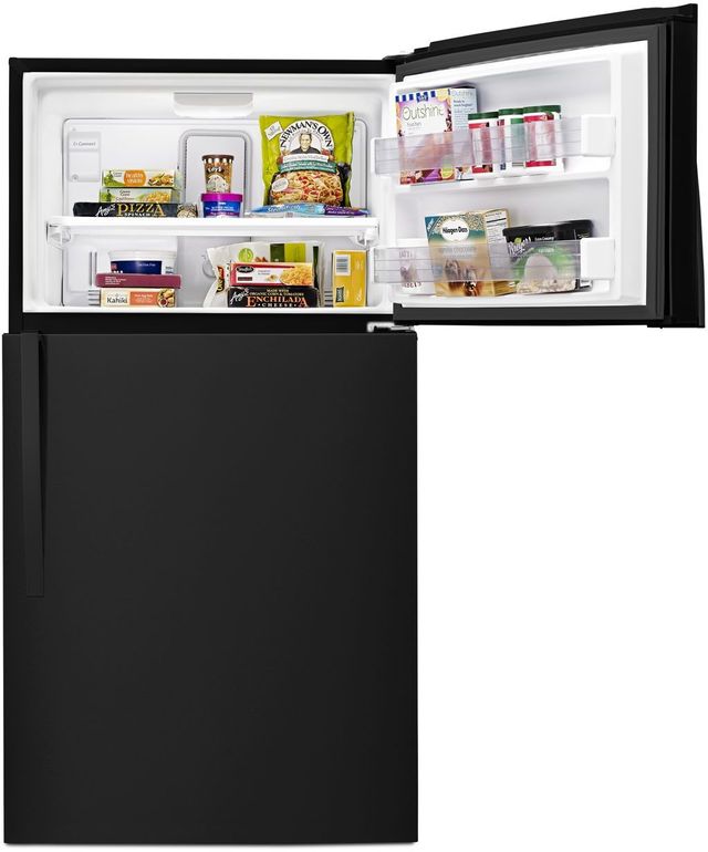 Whirlpool® 21.3 Cu. Ft. Black Top Freezer Refrigerator Ace Home