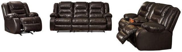 Signature Design by Ashley® Vacherie 3-Piece Chocolate Living Room Seating Set-0