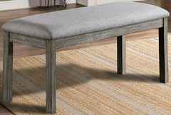 Furniture of America Laquila Gray Dining Bench