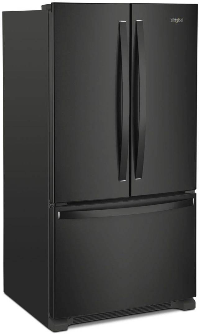 Whirlpool® 25.2 Cu. Ft. Black French Door Refrigerator 2