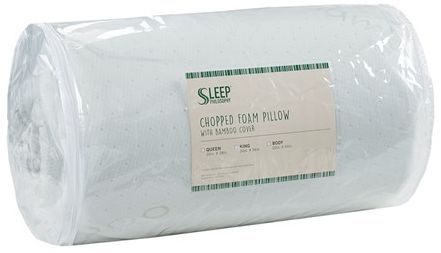 Olliix by Sleep Philosophy Ivory Body Bamboo Shredded Memory Foam Pillow 3