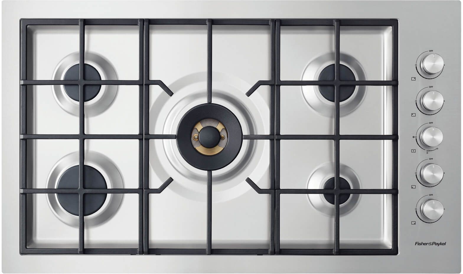 Fisher & Paykel Series 9 36" Stainless Steel Gas Cooktop