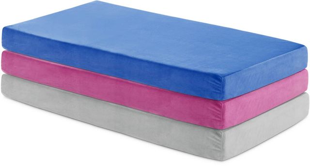 Malouf® Brighton Bed Youth Blue Medium Firm Gel Memory Foam Full Mattress in a Box 7