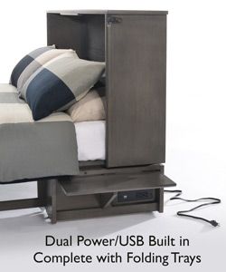 Lit cabinet grand Sagebrush, gris, Night & Day Furniture® 2