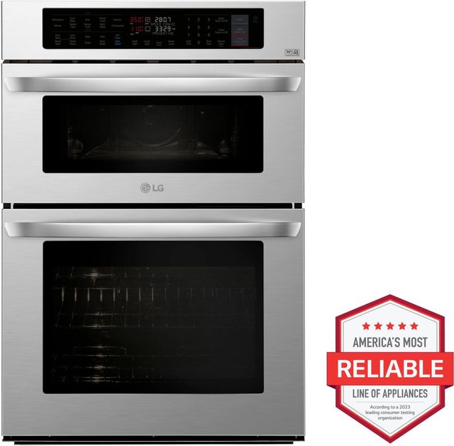 LG 30” Stainless Steel Electric Built In Oven/Microwave Combo-1