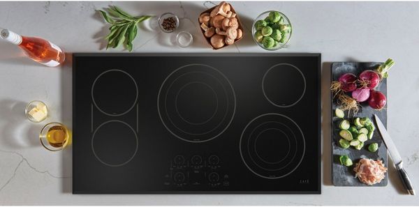 Café 36" Black Electric Cooktop