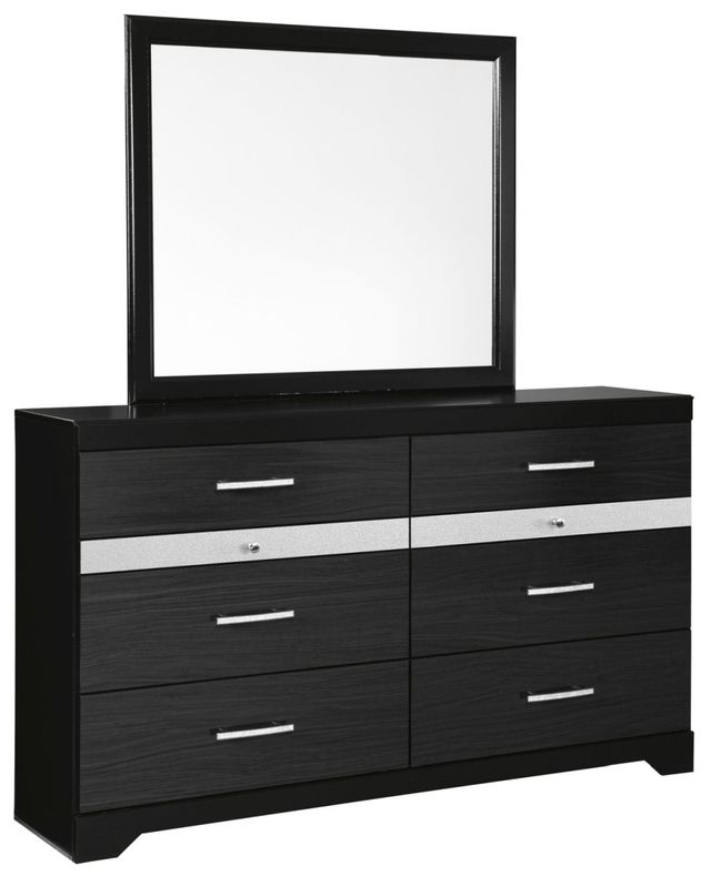 Signature Design by Ashley® Starberry Black Dresser and Mirror-0
