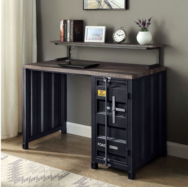 cool black desk