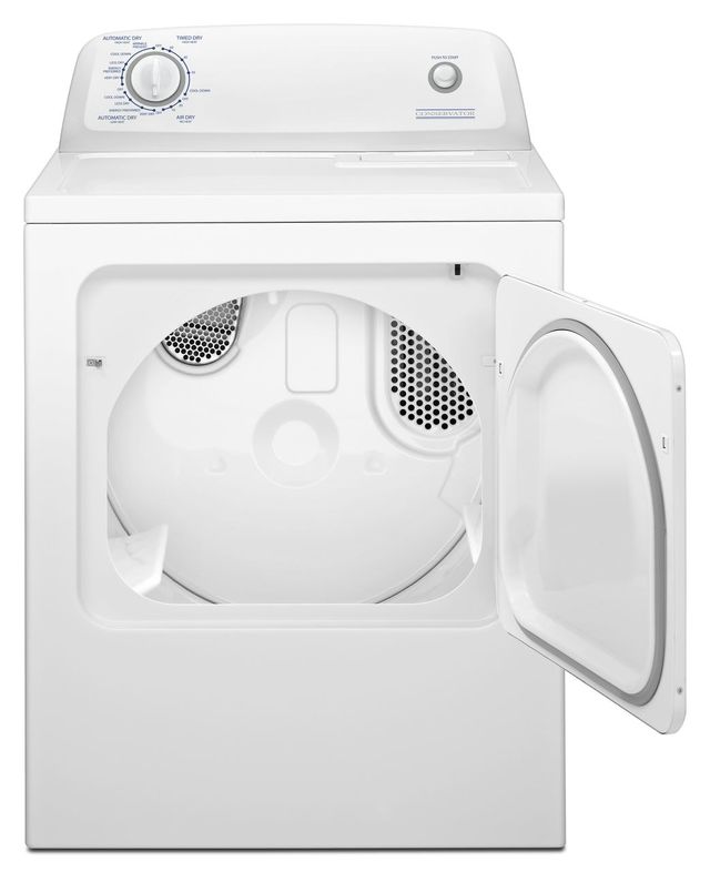 Crosley® Conservator® 6.5 Cu. Ft. White Front Load Gas Dryer-1