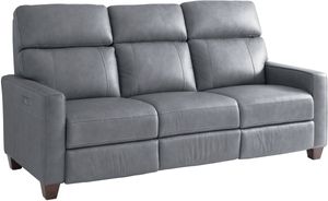 Bassett® Furniture Club Level Tompkins Smoke Power Sofa