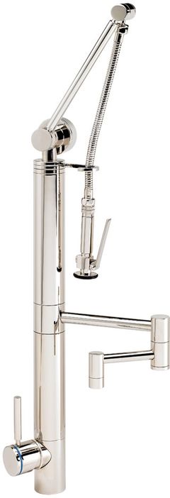 Waterstone™ Faucets Contemporary Gantry® Pulldown Faucet with Articulating Spout