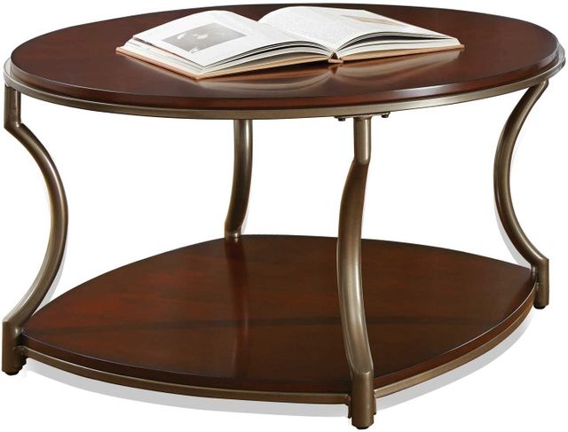 Steve Silver Co. Miles Cherry Round Cocktail Table-0
