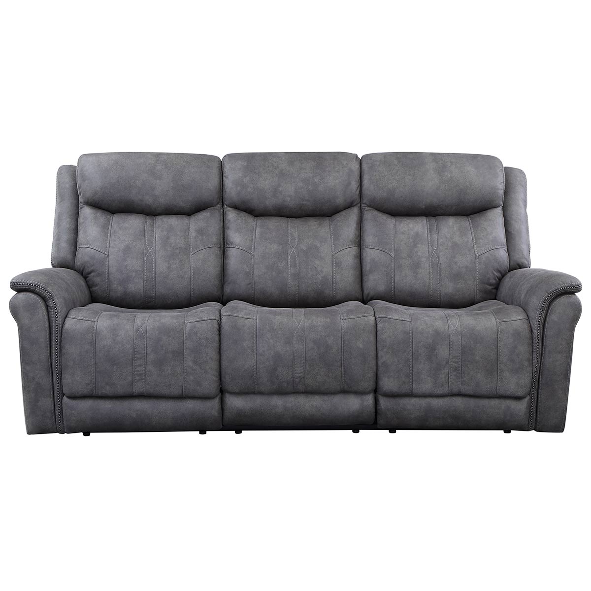 Steve Silver Co. Morrison Stone Power Head and Foot Reclining Sofa