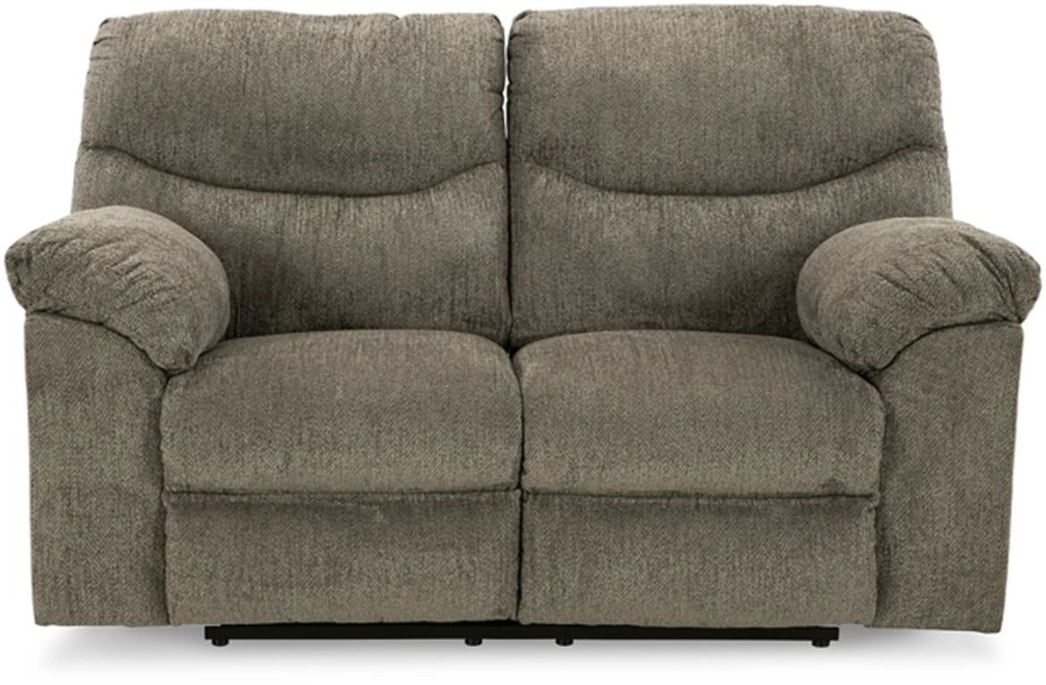 Signature Design By Ashley® Alphons Putty Reclining Loveseat | Big ...