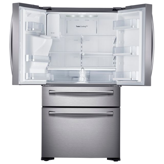 Samsung 24 Cu. Ft. Counter Depth French Door Refrigerator-Stainless Steel 1