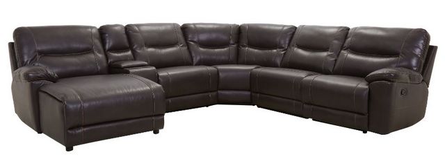 Homelegance® Columbus 6 Piece Brown Sectional