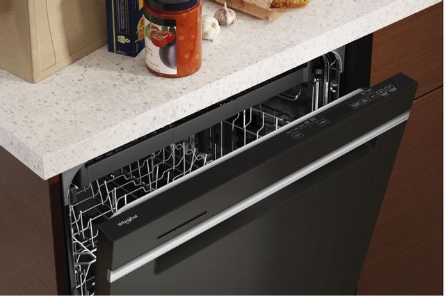 Lave-vaisselle encastré Whirlpool® de 24 po - Acier inoxydable noir 5
