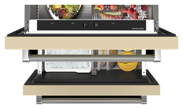 KitchenAid® 4.4 Cu. Ft. Panel Ready Refrigerator Drawers 4