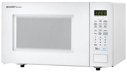 Sharp® Carousel® 1.4 Cu. Ft. White Countertop Microwave Oven 3