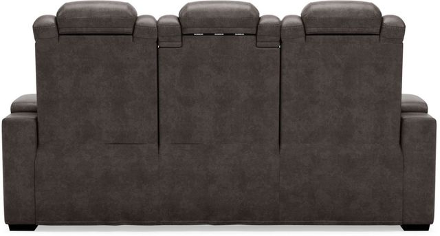 Signature Design by Ashley® HyllMont Gray Power Reclining Sofa 1