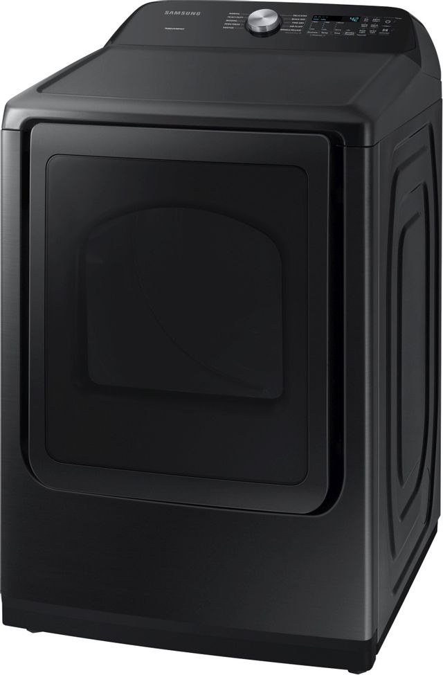 Samsung 7.4 Cu. Ft. Brushed Black Front Load Gas Dryer 1
