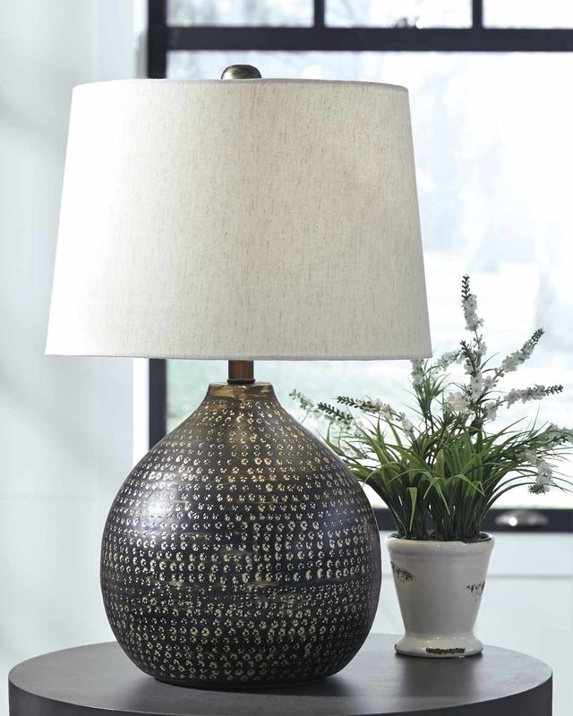 Signature Design by Ashley® Maire Antique Gold Finish Table Lamp-1