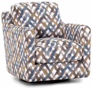 Franklin™ Chelsea Colorsplash Indigo Swivel Accent Chair